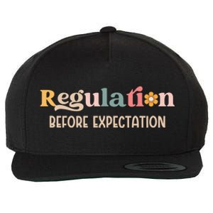 Regulation Before Expectation Special Education Teacher Gift Wool Snapback Cap