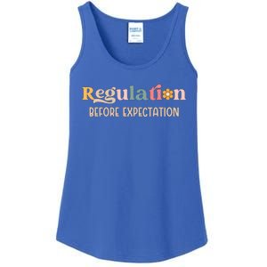 Regulation Before Expectation Special Education Teacher Gift Ladies Essential Tank