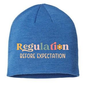 Regulation Before Expectation Special Education Teacher Gift Sustainable Beanie