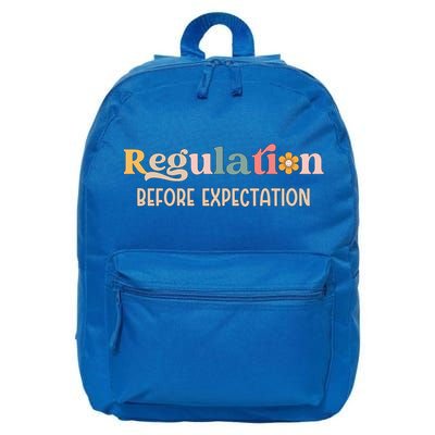 Regulation Before Expectation Special Education Teacher Gift 16 in Basic Backpack