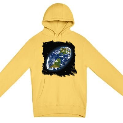 Rugby Ball Earth Premium Pullover Hoodie