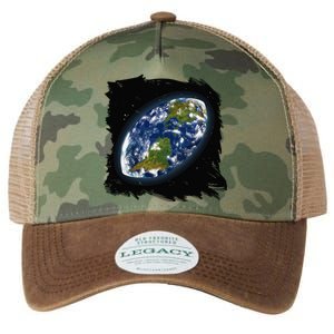 Rugby Ball Earth Legacy Tie Dye Trucker Hat