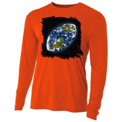 Rugby Ball Earth Cooling Performance Long Sleeve Crew