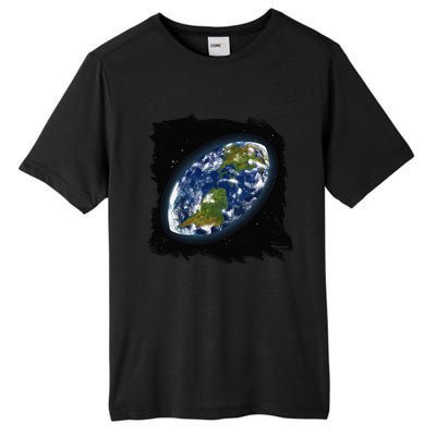 Rugby Ball Earth Tall Fusion ChromaSoft Performance T-Shirt