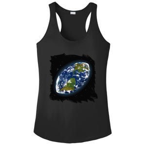 Rugby Ball Earth Ladies PosiCharge Competitor Racerback Tank