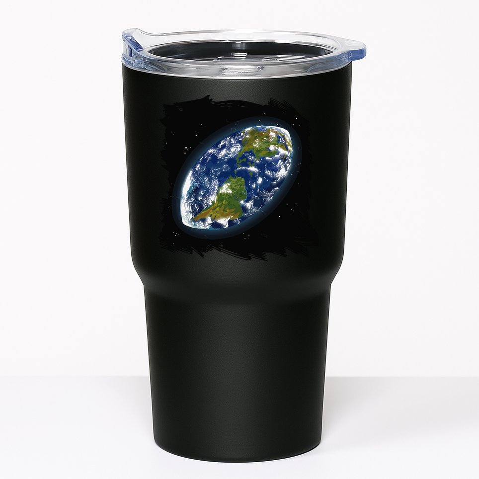 Rugby Ball Earth Tumbler
