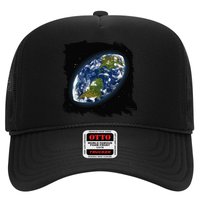 Rugby Ball Earth Trucker Hat