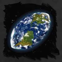 Rugby Ball Earth Trucker Hat