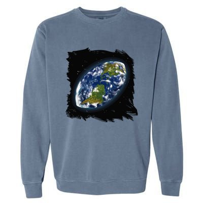 Rugby Ball Earth Garment-Dyed Sweatshirt