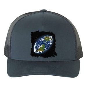 Rugby Ball Earth Yupoong Adult 5-Panel Trucker Hat