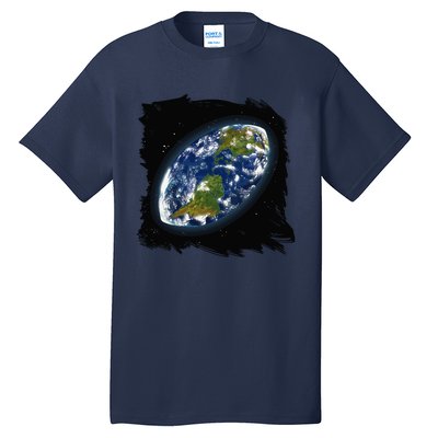 Rugby Ball Earth Tall T-Shirt