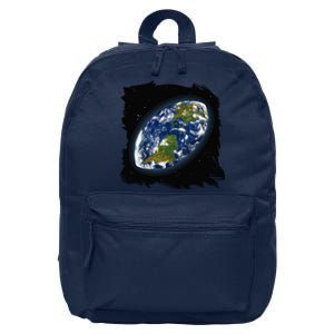 Rugby Ball Earth 16 in Basic Backpack