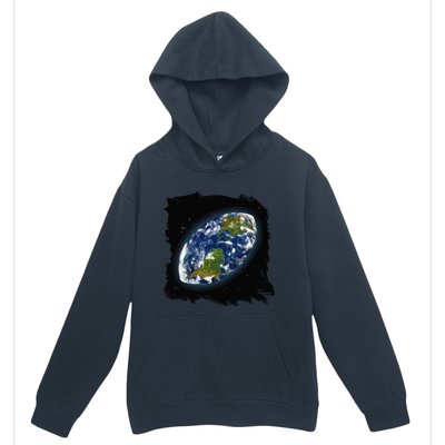 Rugby Ball Earth Urban Pullover Hoodie