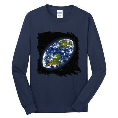 Rugby Ball Earth Tall Long Sleeve T-Shirt