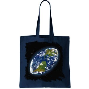 Rugby Ball Earth Tote Bag