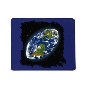 Rugby Ball Earth Mousepad