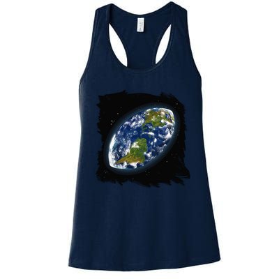 Rugby Ball Earth Women's Racerback Tank