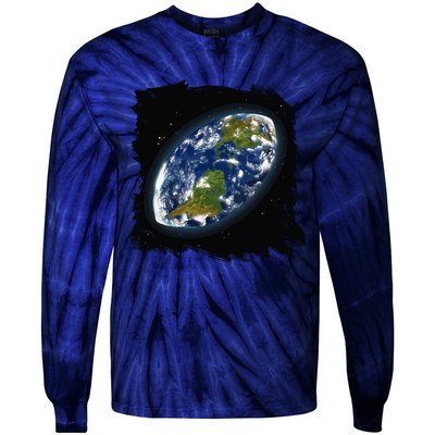 Rugby Ball Earth Tie-Dye Long Sleeve Shirt