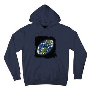 Rugby Ball Earth Tall Hoodie