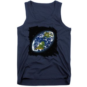 Rugby Ball Earth Tank Top