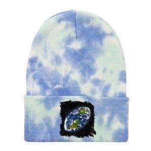 Rugby Ball Earth Tie Dye 12in Knit Beanie