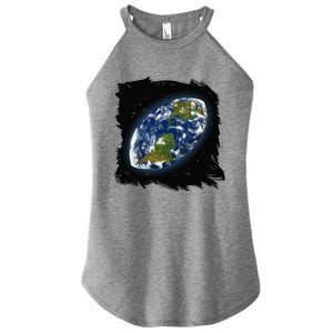 Rugby Ball Earth Women's Perfect Tri Rocker Tank