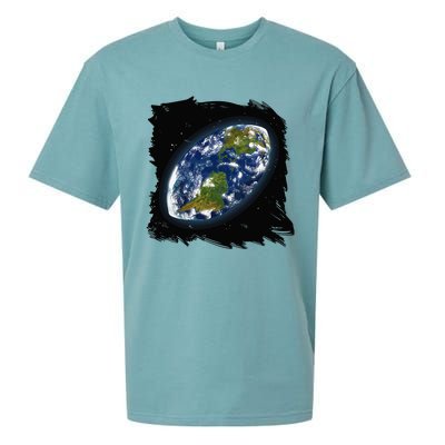 Rugby Ball Earth Sueded Cloud Jersey T-Shirt