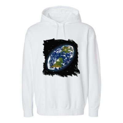 Rugby Ball Earth Garment-Dyed Fleece Hoodie