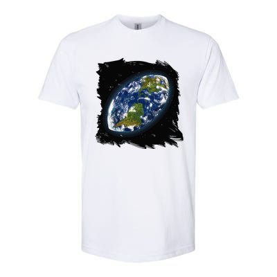 Rugby Ball Earth Softstyle® CVC T-Shirt