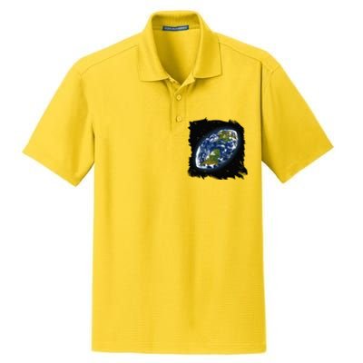 Rugby Ball Earth Dry Zone Grid Polo