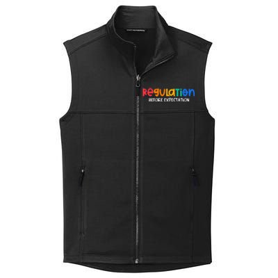 Regulation Before Expectation Autism Awareness Collective Smooth Fleece Vest