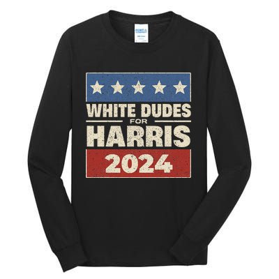 Retro Button Election For Democrats Tall Long Sleeve T-Shirt