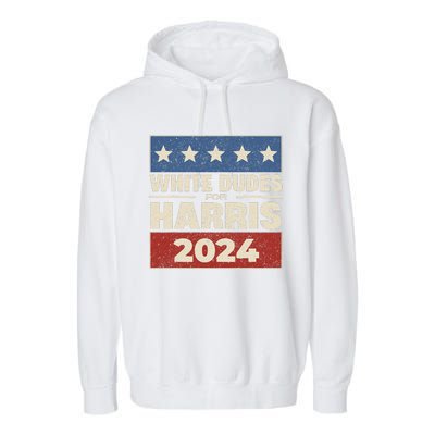 Retro Button Election For Democrats Garment-Dyed Fleece Hoodie