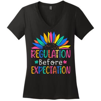 Regulation Before Expectation Women's V-Neck T-Shirt