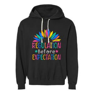 Regulation Before Expectation Garment-Dyed Fleece Hoodie