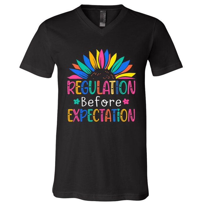 Regulation Before Expectation V-Neck T-Shirt