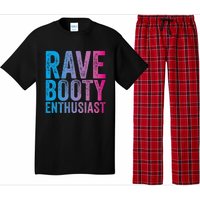 Rave Booty Enthusiast Quote Trippy Outfit EDM Music Festival Pajama Set