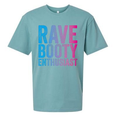 Rave Booty Enthusiast Quote Trippy Outfit EDM Music Festival Sueded Cloud Jersey T-Shirt