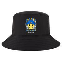 Retro Be Extra Down Syndrome Awareness Smiley Emoji Cool Comfort Performance Bucket Hat