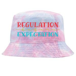 Regulation Before Expectation Autistic Tie-Dyed Bucket Hat