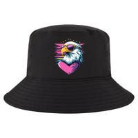 Retro Bald Eagle Valentines Day Funny Gift Cool Comfort Performance Bucket Hat