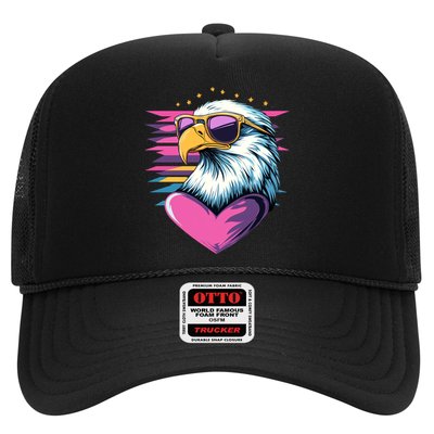 Retro Bald Eagle Valentines Day Funny Gift Hat