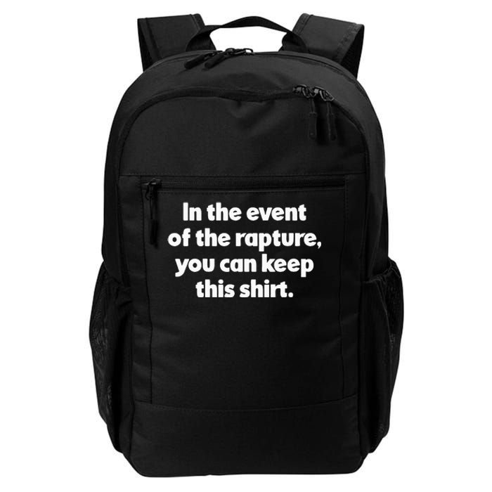 Rapture Biblical End Times For Christian Second Coming Daily Commute Backpack