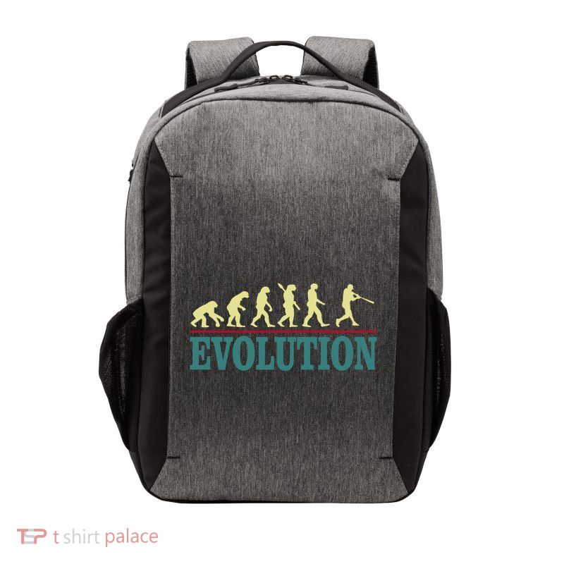 Retro Baseball Evolution For Baseball Players Gift Vector Backpack