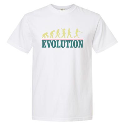 Retro Baseball Evolution For Baseball Players Gift Garment-Dyed Heavyweight T-Shirt