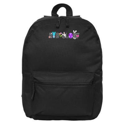 Radiology Bunny Easter Xray Tech Radiologic Technologist 16 in Basic Backpack