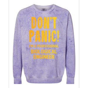 Retro Biological Engineer Colorblast Crewneck Sweatshirt