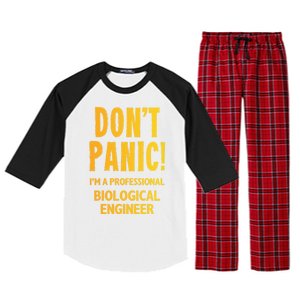 Retro Biological Engineer Raglan Sleeve Pajama Set