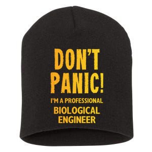 Retro Biological Engineer Short Acrylic Beanie