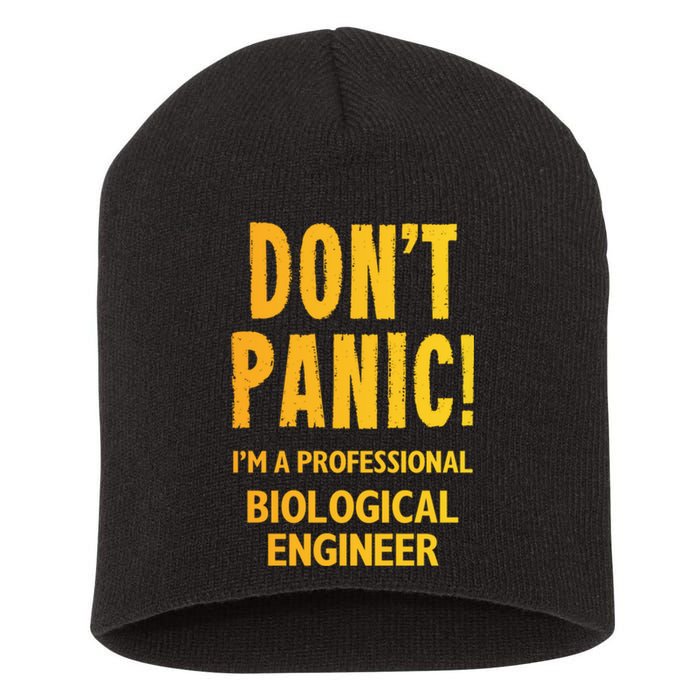 Retro Biological Engineer Short Acrylic Beanie